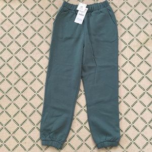 Zara New never worn with tags Sage green sweat pants size M